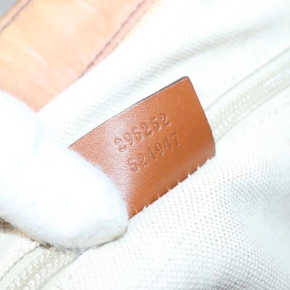 GUCCI GG Canvas Tote Bag Nylon Pink Gold 295252 Auth 129450 - Picture 4 of 16